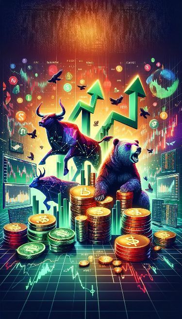 #trading Bear Vs Bull, Desktop Wallpaper Summer, Bulls Wallpaper, Growth Stocks, Colorful Room Decor, Red Background Images, Bull Tattoos, Stock Trading Strategies, Original Iphone Wallpaper