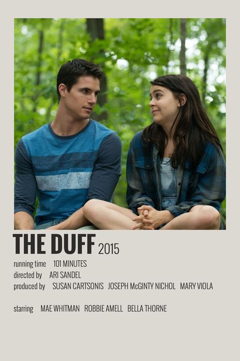 Duff Movie, The Duff Movie, Show Polaroid Poster, Somebody To You, Romcom Movies, Iconic Movie Posters, Movie Card, Film Posters Minimalist, Film Poster Design