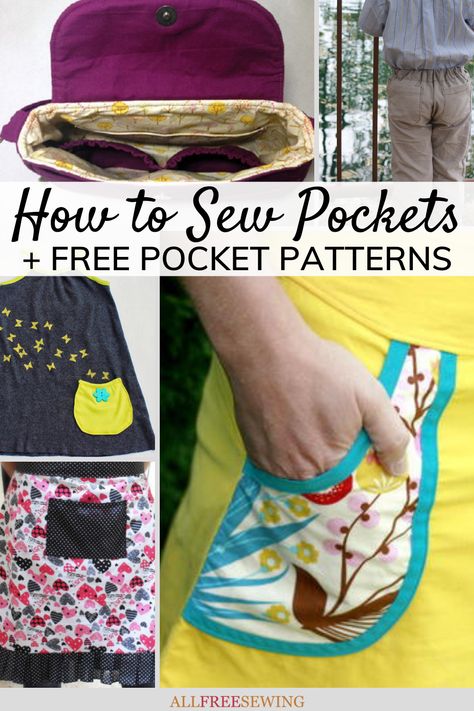 Sewing Patch Pockets, Pocket Pattern Template, Patch Pocket Pattern, How To Sew A Pocket On A Bag, How To Sew A Welt Pocket, Inseam Pocket Pattern, Single Welt Pocket Pattern, In Seam Pocket Pattern, Sewing Pockets