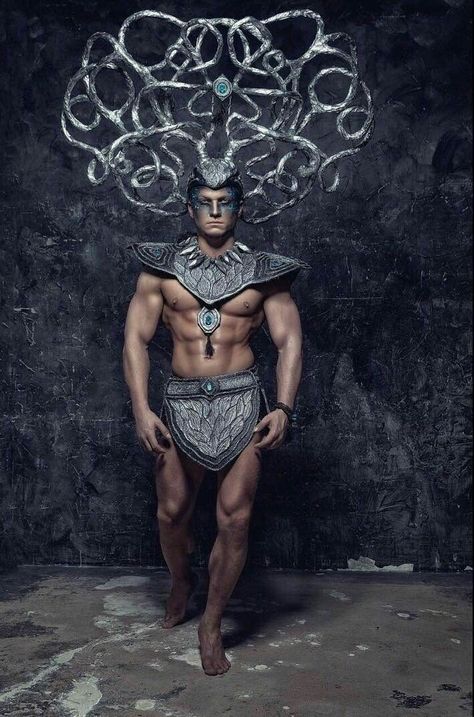 Male Art Photography, Male Fairy, Le Male, Male Makeup, Costume Makeup, Dark Beauty, Fantasy Fashion, Rave Outfits, Mens Costumes