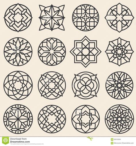 Arabesque Pattern Geometry, Arabisk Design, Islamic Art Pattern Arabesque, Arabesque Ornaments, Arabic Mandala, Arabic Geometric Pattern, Arabic Pattern Design, Arabian Pattern, Islamic Design Pattern