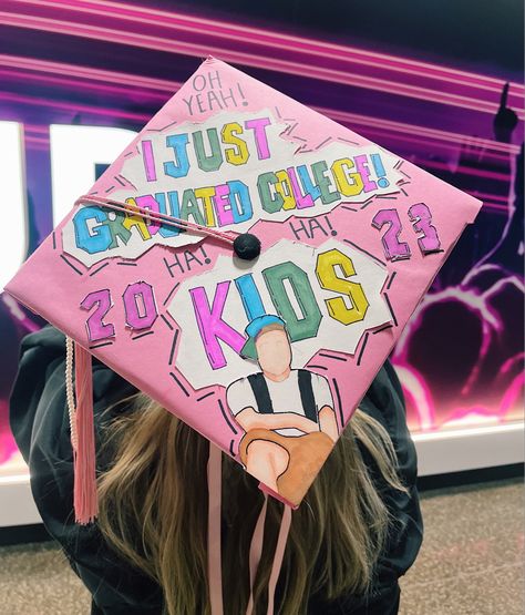 mac miller “the spins” graduation cap Mac Miller Cap Decoration Graduation, Grad Cap Ideas Mac Miller, Graduation Cap Designs Mac Miller, Ariana Grande Graduation Cap, Mac Miller Grad Cap, Mac Miller Graduation Cap, Cartoon Graduation Cap, Unique Graduation Cap Designs, Caps For Graduation