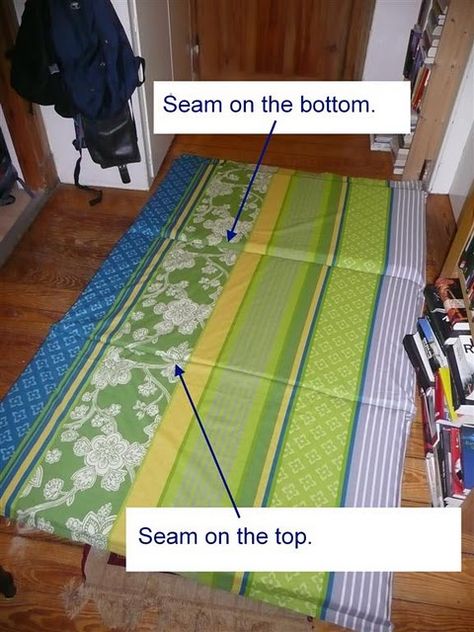 Ikea-hacked fold-able mattress made from crib mattresses. This might be good for the back of our pickup. Diy Mattress, Foldable Mattress, Spring Bedroom, Folding Mattress, Foldable Bed, Baby Mattress, Camping Mattress, Ikea Hackers, Oversized Blanket