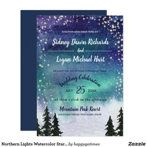 Northern Lights Theme Party, Northern Lights Party Theme, Northern Lights Wedding Theme, Northern Lights Wedding, Weeding Themes, Northern Lights Watercolor, Lights Party, Star Birthday Party, Prom Themes