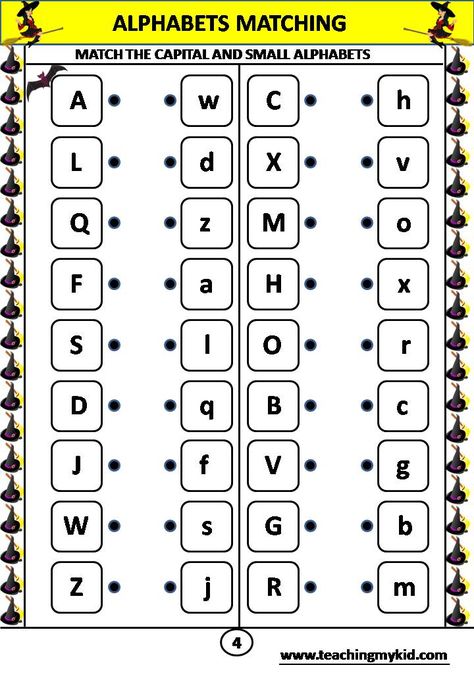 Letter Worksheets - In this halloween printable worksheet, kids will read and match the small and capital alphabets together. Letter Matching Worksheet, Lapbook Templates, Alphabet Letter Matching, Alphabet Letter Worksheets, Letter Worksheets For Preschool, Printable Alphabet Worksheets, Small Alphabets, Abc Worksheets, Alphabet Worksheets Kindergarten