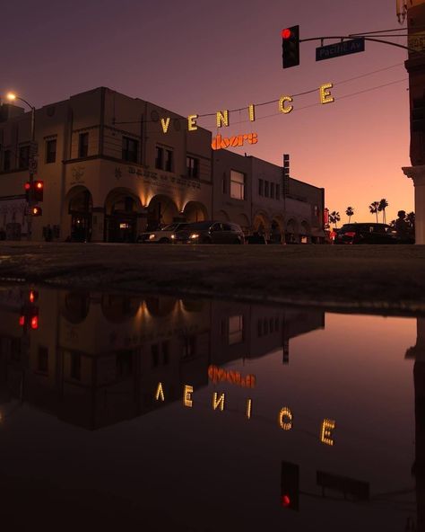 Venice Beach House, Los Angeles Wallpaper, Los Angeles Aesthetic, California Tattoo, Americana Aesthetic, Beach Nursery, Venice Beach California, Venice California, Los Angeles City