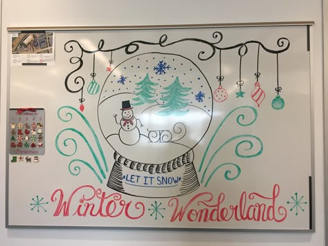 Christmas Dry Erase Board Drawings, December White Board Art, Thanksgiving Dry Erase Board Ideas, Winter Dry Erase Board Art, Holiday Whiteboard Ideas, January White Board Ideas, Whiteboard Christmas Drawings, Christmas Whiteboard Drawings, Holiday White Board Ideas