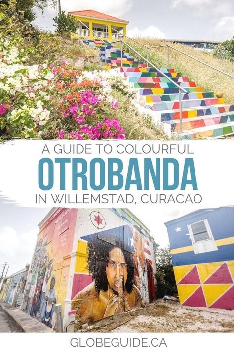 Vibrant street art and culture collide in Otrobanda, the most artsy district in Willemstad, Curacao. Curacao travel | Caribbean travel | Travel in Curacao | Willemstad Curacao Curacao Willemstad, Curacao Travel, Curacao Vacation, Willemstad Curacao, Travel Caribbean, Willemstad, Caribbean Travel, Travel Pins, Art And Culture