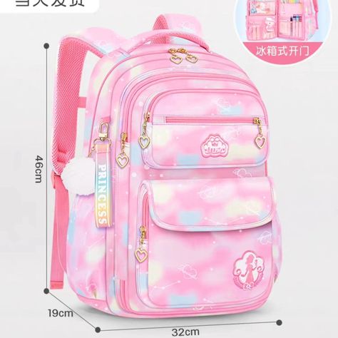 This 18" colorful girls multi pockets backpack is perfect for school, travel, and everyday use. The durable material and multiple pockets provide ample storage and organization for all your essentials. With its vibrant colors, it's sure to make a statement while keeping your belongings safe and secure. Backpacks For School, Colorful Bags, Quick Outfits, Sketchbook Ideas, School Fashion, School Days, School Backpacks, Cute Bag, The School