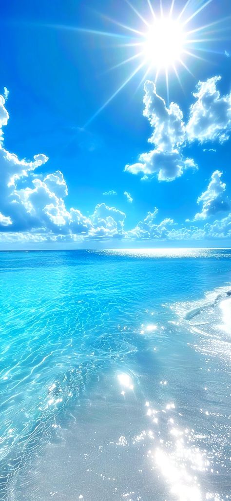 Blue Water Wallpaper Aesthetic, Clear Blue Aesthetic, Sea Scapes Photography, Blue Ocean Aesthetic Wallpaper, Clear Water Wallpaper, Sky Blue Aesthetic Wallpaper, Sea Wallpaper Iphone, Water Aesthetic Wallpaper, Icy Ocean