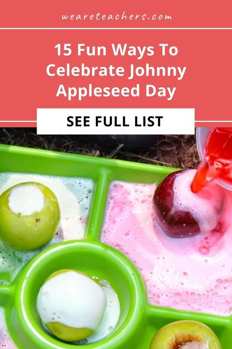 15 Fun Ways To Celebrate Johnny Appleseed Day Johnny Appleseed Day, Johnny Appleseed Activities, Art Classroom Organization, John Chapman, Gail Gibbons, Ideas For The Classroom, Paper Apple, Johnny Appleseed, Apple Activities