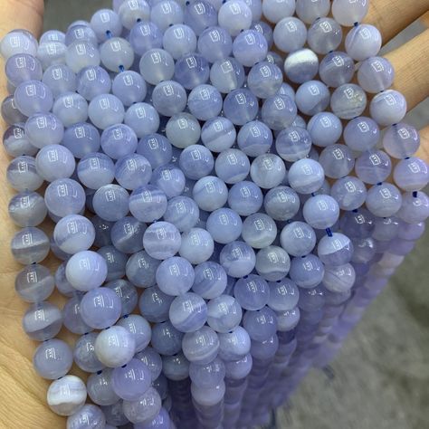 Natural Blue Lace Agate Beads 6mm 8mm Gemstone Round Blue Beads Lace Agate Bea https://www.etsy.com/listing/1425379933/natural-blue-lace-agate-beads-6mm-8mm?click_key=e5ef8946316b53def8101f00716d96321801e77a:1425379933 Bead Sizes, Blue Lace Agate, Blue Agate, Lace Agate, Agate Beads, Bead Strand, Agate Stone, Beaded Lace, Blue Beads