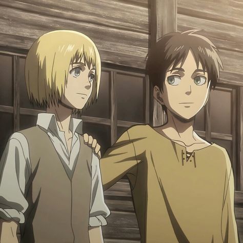 Armin X Eren, Armin And Eren, Eren Attack On Titan, Eren And Armin, Eren X Armin, Aot Armin, Aot Eren, Aot Ships, Eren X Mikasa