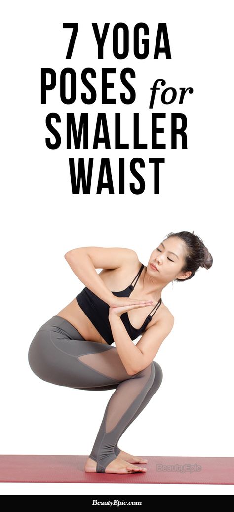 Yoga Poses For Smaller Waist, Slim Your Waist, Fat Burning Yoga, Best Yoga Poses, Arm Workouts, Yoga Tutorial, Yoga Beginners, Sup Yoga, Smaller Waist