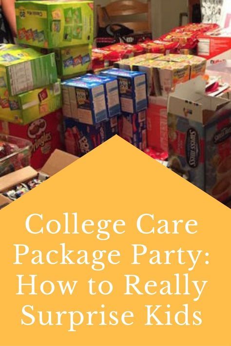 College Care Package Party: How to Really Surprise Kids College Care Package Party Ideas, Send Off To College Party Ideas, Care Package Party College Students, Care Package Party, College Care Package Party, College Send Off Party Ideas, Wingate University, College Kit, College Gift Boxes