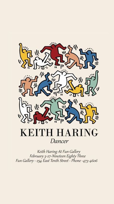 Kids Fest, Keith Haring Heart, Keith Haring Poster, Keith Haring Art, Haring Art, Art Major, Keith Haring, Creative Branding, Art Classes