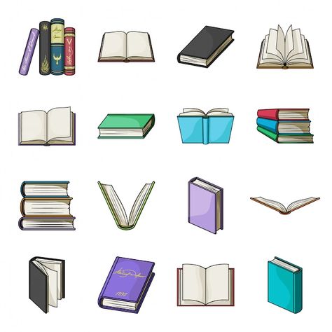 Icon Library, Book Cartoon, Gacha Props, Episode Interactive Backgrounds, Props Art, Drawing Accessories, Cartoon Books, Book Icons, Drawing Anime Clothes