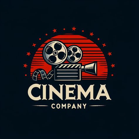 Movies Logo Design, Film Logo Design Creative, Cinema Logo Design, Tv Logo Design, Film Production Logo, Types Of Movies, Cinema Logo, Logo Film, Insta Video