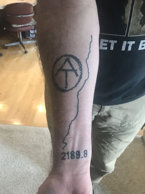 Appalachian Trail Tattoo, Appalachia Tattoo, Trail Tattoo, Better Instagram, Inspired Tattoos, Thru Hiking, Tattoo Portfolio, Appalachian Trail, S Tattoo