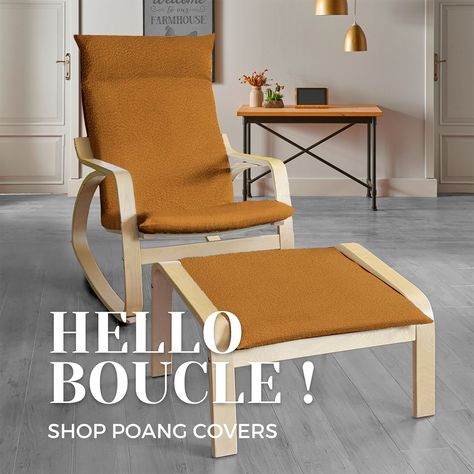 Ikea Poang Chair Cover Diy, Ikea Poang Chair Hack, Poang Chair Makeover, Ikea Poang Chair Cover, Poang Rocking Chair, Ikea Upcycling, Poang Chair Cover, Diy Chair Cushions, Poang Chair