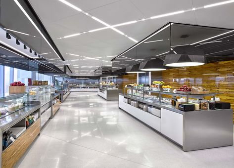 Condé Nast | Projects | Gensler University Interior Design, Cafeteria Design, Korean Life, Classroom Interior, School Building Design, School Interior, School Cafeteria, One World Trade Center, Corporate Interiors