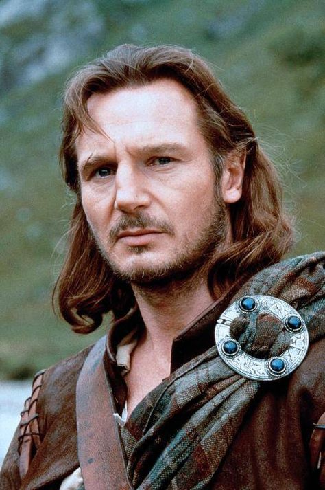 Liam Neeson as Rob Roy Robbie Burns Day, Liam Neeson Movies, Burns Day, Rob Roy, Scottish Actors, Liam Neeson, Men In Kilts, Costume Drama, Irish Men