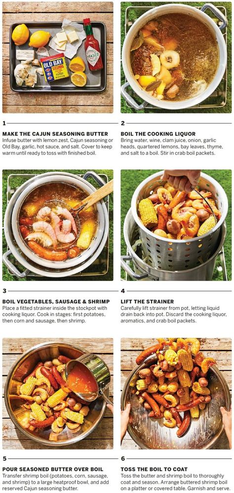 Crab Boil Dinner Party, Summer Seafood Boil Party, Shrimp Boil Party Ideas, Crab Boil Party Ideas, Crab Boil Recipe Old Bay Seasoning, Boil Recipes, Easy Crab Boil Recipe, Cajun Boil Recipe, Cajun Crab Boil