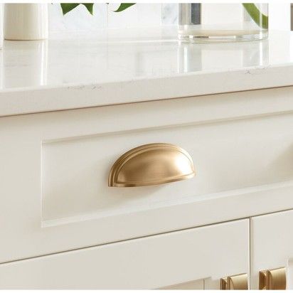 Shop Old house | kitchen - Cabinet Cup Pulls, Golden Champagne, Single Handle Kitchen Faucet, Classic Kitchen, Cup Pulls, Kitchen Hardware, Cabinet And Drawer Pulls, Knobs And Handles, Kitchen Handles