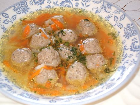 Frikadelki Soup Frikadelki Soup, Russian Food, Russian Recipes, Meatballs, Ethnic Recipes