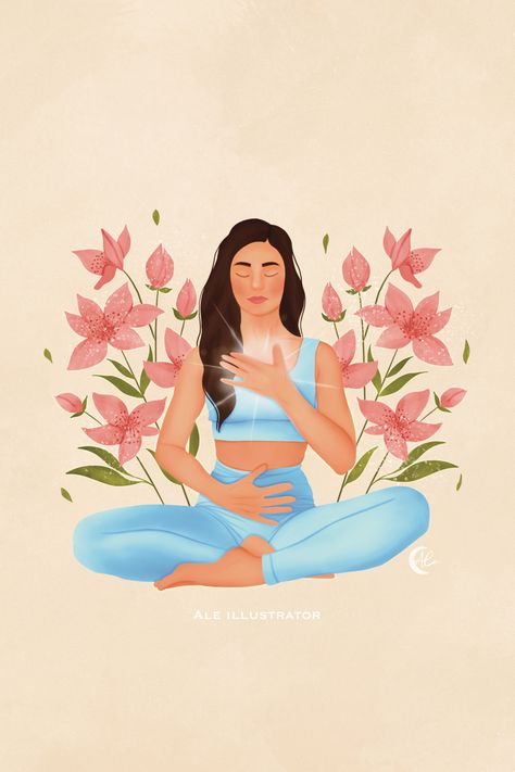 Yoga Inspiration Art, Mundo Hippie, Happy International Yoga Day, Arte Yoga, Meditation Scripts, Yoga Illustration, Spiritual Artwork, Yoga Day, Yoga Art