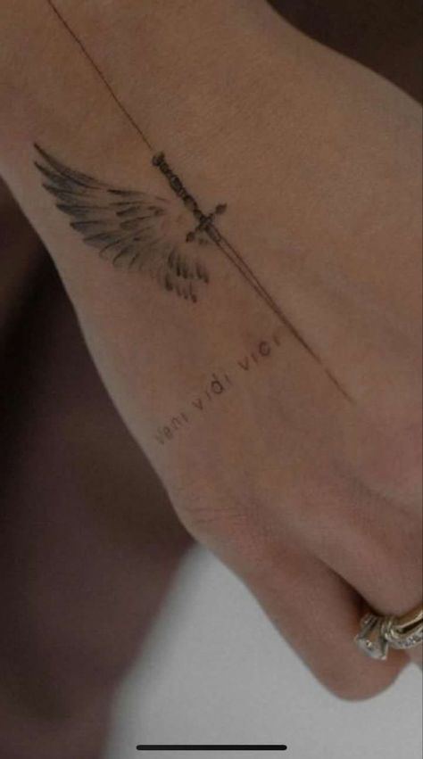 Messenger Of God Tattoo, Psalms 91:11 Tattoo, Wing Hand Tattoo, Symbol Of Freedom Tattoo Ideas, He Leaves The 99 Tattoo, Christian Hand Tattoos, Yaweh Tattoos, Biblical Tattoos Sleeve, 70x7 Tattoo