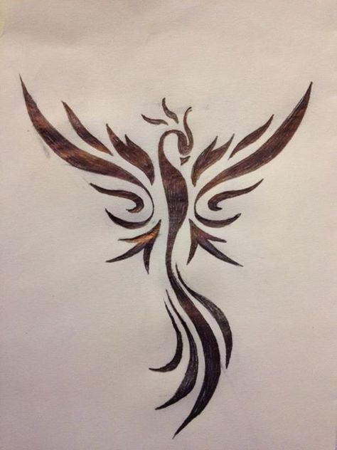 250+ Cool Tribal Tattoos Designs - Tribe Symbols With Meanings (2023) Stammestattoo Designs, Phoenix Tattoo Feminine, Small Phoenix Tattoos, Phoenix Bird Tattoos, Phönix Tattoo, Kunst Tattoos, Phoenix Tattoo Design, Irezumi Tattoos, Initial Tattoo