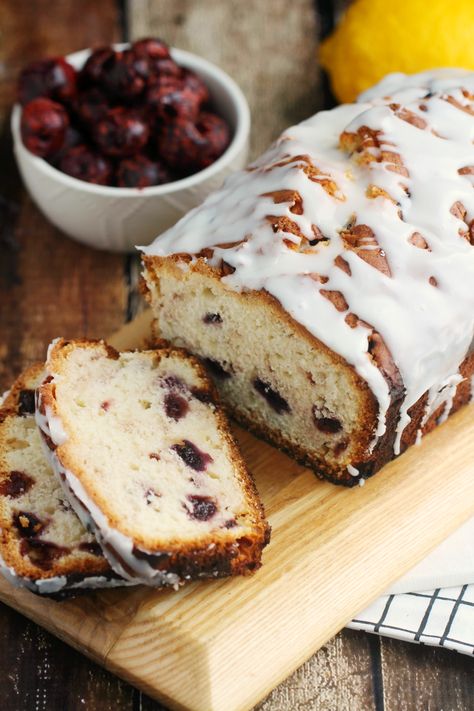 This Cherry-Lemon Muffin Bread is full of flavour and the same great texture you find in a muffin but with the convenience of a quick bread. It is delicious for breakfast or really any time of the day. Food Recipes For Breakfast, Tasty Bread Recipe, Lemon Bread, Frugal Mom, Lemon Muffins, Muffin Bread, Breakfast Casseroles, Bread Recipes Sweet, Delicious Bread