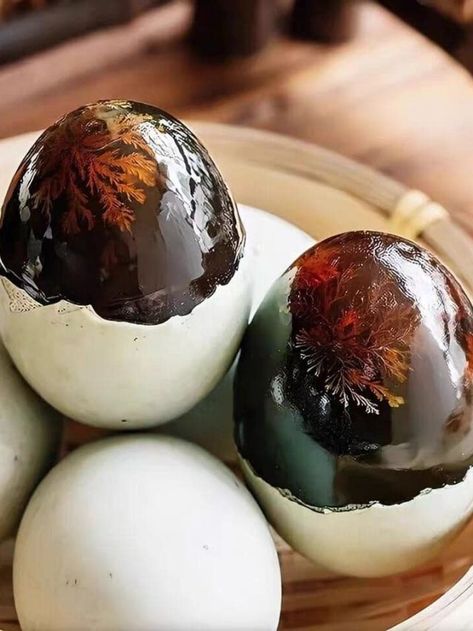 Preserve Eggs, Chapli Kabab, Century Egg, Duck Eggs, Wood Ash, Food Fantasy, Cold Dishes, Filipino Food, Rich In Protein