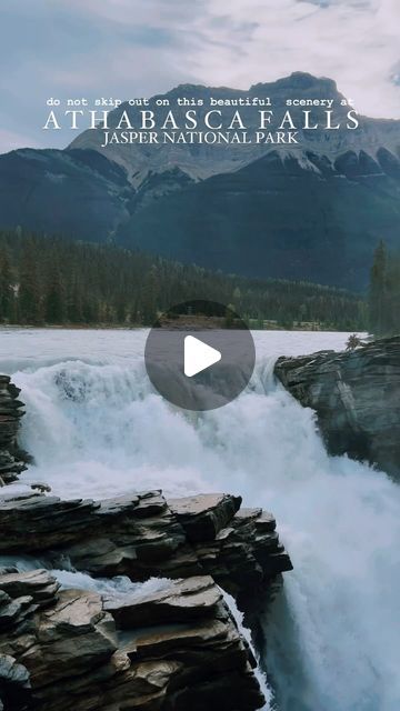 Vancouver Travel Content Creator on Instagram: "Athabasca Falls is a stunning waterfall located on the Athabasca River in Jasper National Park, Alberta, Canada. 🇨🇦 

#jaspernationalpark #travelalberta #albertatourism #canadatravel #chasingwaterfalls #pnwadventures #pnwwonderland #explorecanada" Athabasca Falls, Vancouver Travel, Adventure Seeker, Jasper National Park, Travel Content, Explore Canada, Alberta Canada, Travel Adventure, Canada Travel