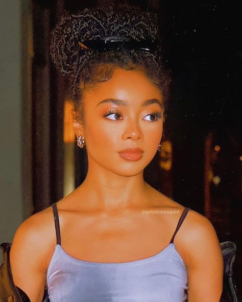 Skai Jackson Aesthetic, Natural Face Makeup, Super Photo, Jackson Aesthetic, Wigs Braids, Brown Skin Girl, Skai Jackson, Hairstyles Wigs, Bryson Tiller