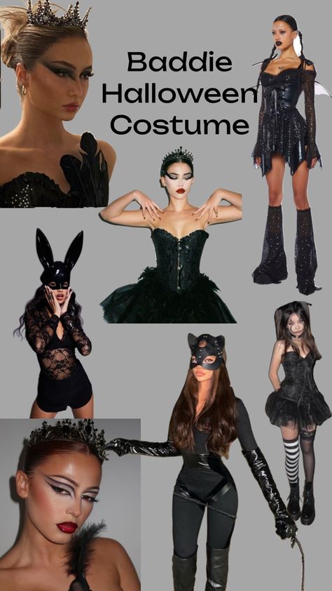 #costume #halloween #halloweencostume #baddie #baddieoutfits #fashion #style #black #trending #halloweenaesthetic Black Fashion Style, Women Halloween Costumes, Fashion Trend Board, Over 50 Womens Fashion, Women Halloween, Street Trends, Badass Women, Fashion Group, Aging Gracefully