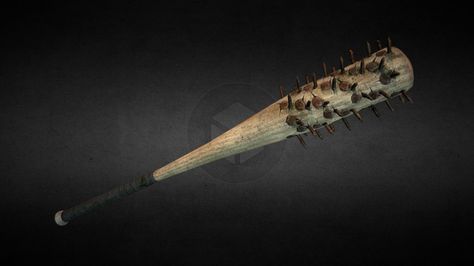 Baseball Bat with Iron Nails by imlon Baseball Bat With Nails, Bat With Nails, Oni Girl, Iron Nails, With Nails, Zombie Survival, Survival Games, Book Aesthetic, Baseball Bat