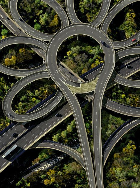 Road Bridge, Beautiful Roads, Amazing Technology, Road Construction, Athens Greece, Drone Photography, Aerial Photography, Civil Engineering, Birds Eye