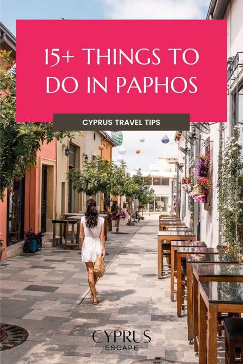 15+ Fabulous Things to Do & See in Paphos | Viva La Vita Paphos Cyprus Things To Do, Paphos Cyprus, Paphos, Hidden Gems, Cyprus, Malaga, Vacation Spots, Travel Ideas, Places To See