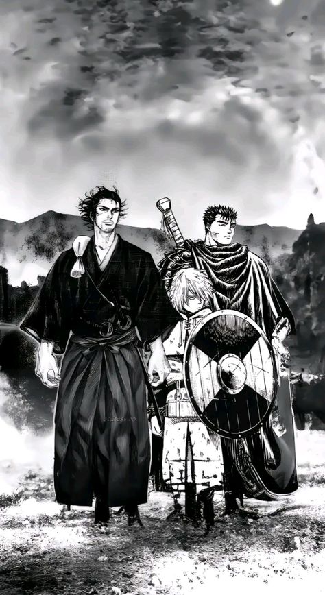 Miyamoto Musashi Art, Vagabond Manga, Anime Picture Hd, Samurai Wallpaper, The Best Anime, Iconic Looks, Iconic Art, Read The Bible, Best Anime