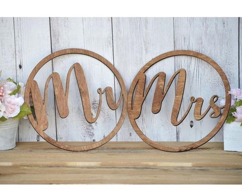 Discover Table numbers | Etsy Bride Groom Chairs, Wedding Chair Signs, Calligraphy Signs, Wedding Chair, Country Barn, Wedding Store, Mr And Mrs Wedding, Wedding Chairs, Reception Table