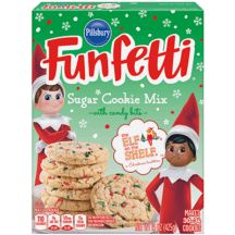 Fun Holiday Treats, Hot Cocoa Cookies, Funfetti Cake Mix, Sugar Cookie Mix, Candy Cane Cookies, The Elf On The Shelf, Peppermint Candy Cane, Christmas Cookie Exchange, Cocoa Cookies