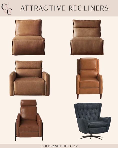 Attractive Recliner Chair, Man Cave Desk, Man Cave Chair, Leather Swivel Recliner, Modern Recliner Chairs, Stylish Recliners, Round Swivel Chair, Contemporary Recliners, Recliner Couch