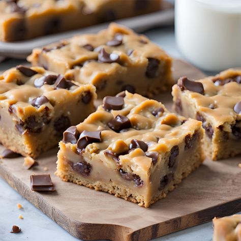 Salted Caramel Chocolate Chip Cookie Bars Recipe Caramel Chocolate Chip Cookie Bars, Salty Sweet Desserts, Caramel Chocolate Chip Cookie, Chocolate Chip Cookie Bar Recipe, Salted Caramel Bars, Caramel Cookies Bars, Salty Caramel, Gooey Chocolate Chip Cookies, Salted Caramel Cookies