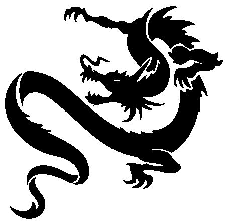 Dragon Tattoo Silhouette, Chinese Dragon Silhouette, Japanese Silhouette, Dragon Tattoo Stencil, Silhouette Tattoo, Dragon Quilt, Small Dragon Tattoos, Tattoo Diy, Chinese Dragon Tattoos