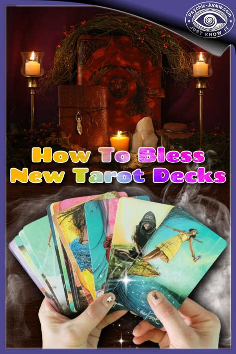 How To Bless Tarot Cards, New Tarot Deck Ritual, Telling Secrets, New Tarot Deck, Spiritual Learning, Wicca Recipes, Free Tarot Cards, Dowsing Rods, Witchy Tips