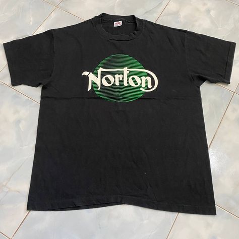 Vintage VINTAGE 90S NORTON T SHIRT | Grailed Mid 90's, 90s Tshirt, Baggy Clothes, Graphic Tees Vintage, Men's Tops, Aesthetic Vintage, Vintage Shirt, Comfy Outfits, Vintage Tops