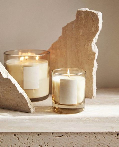 Beige Aesthetic Mindfulness, Calm Luxury Aesthetic, Spa Candle Decor, Beige Candle Aesthetic, Neutral Candle Aesthetic, Neutral Yoga Aesthetic, Minimalist Wellness Aesthetic, Beige Aesthetic Candle, Candle Mood Board