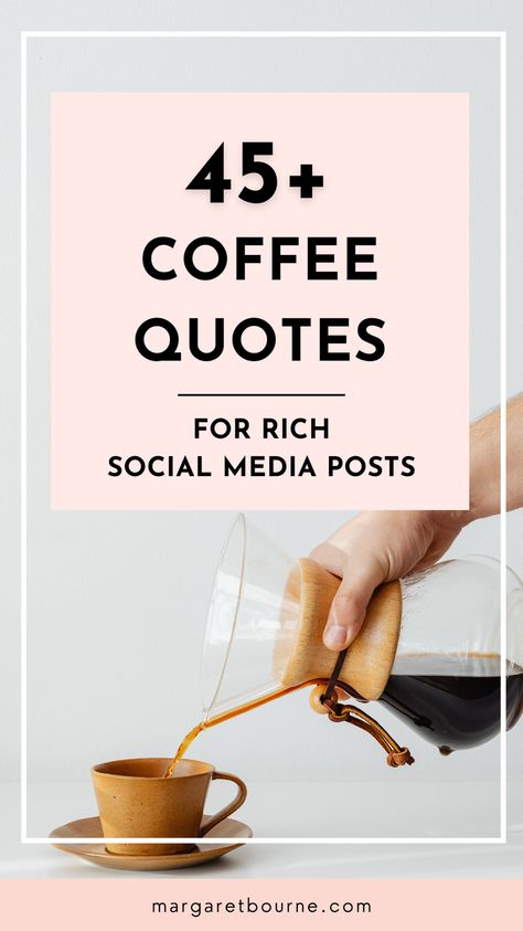 Looking for great coffee quotes for Instagram posts or reels? Because, coffee is life, right? I know what you are thinking - it would be great to share a coffee quote with a delicious shot of my homemade cappuccino. Or my post of a coffee shop experience. I've curated 45+ coffee quotes for Instagram posts and social media content for you! Coffee Questions Instagram, Social Media Coffee Posts, Coffee Instagram Post Ideas, Coffee Shop Social Media Content, Coffee Shop Post Ideas, Coffee Shop Advertising Ideas, Cappuccino Quotes, Coffee Shop Social Media Posts, Barista Quotes